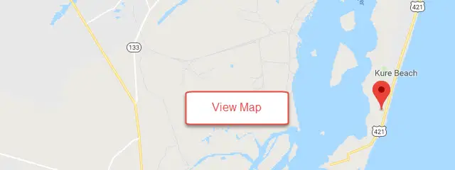 Map of Fort Fisher Air Force Recreation Area